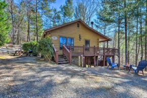 Ellijay Cabin with Hot Tub and Deck in National Forest